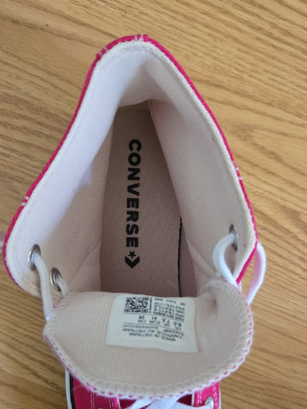 Converse Pink High Top Sneakers - Picture 3 of 6